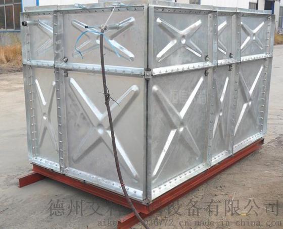 艾科组合式镀锌钢板水箱厂家定做,质优价廉
