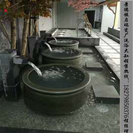 供应日本极乐汤一米陶瓷洗浴大缸
