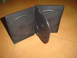 14MM 4碟装黑色DVD盒子（YP-D8081)