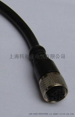 科迎法XS2F-D421-JA0-F XS2F-A421-JB0-FM12接头孔型3.4.5弯头带线连接器