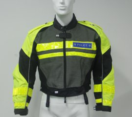 香港警用骑行服 高亮反光丝面料 耐磨 网眼 透气