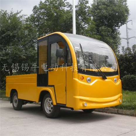 供应无锡四轮带门式电动平板载货车，上海电瓶运输车